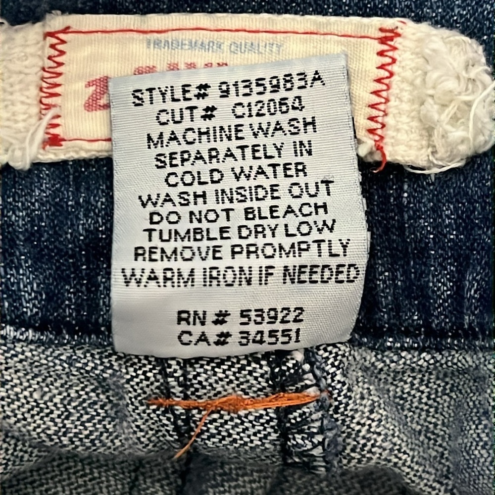 Z. Cavaricci vintage blue jeans size 9 (28 waist) rare find - Picture 10 of 14